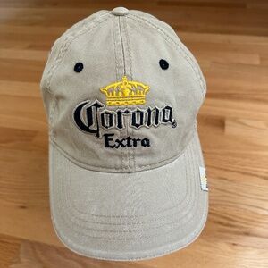 Corona Extra Beer Khaki Cotton Cap Hat